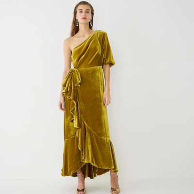 J crew velvet 2024 dress